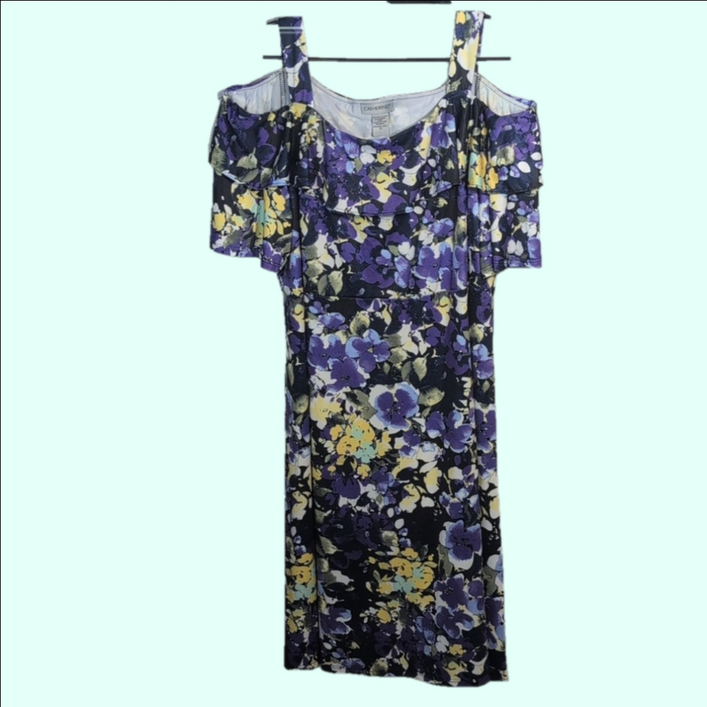 Catherines Floral Sleeveless Dress